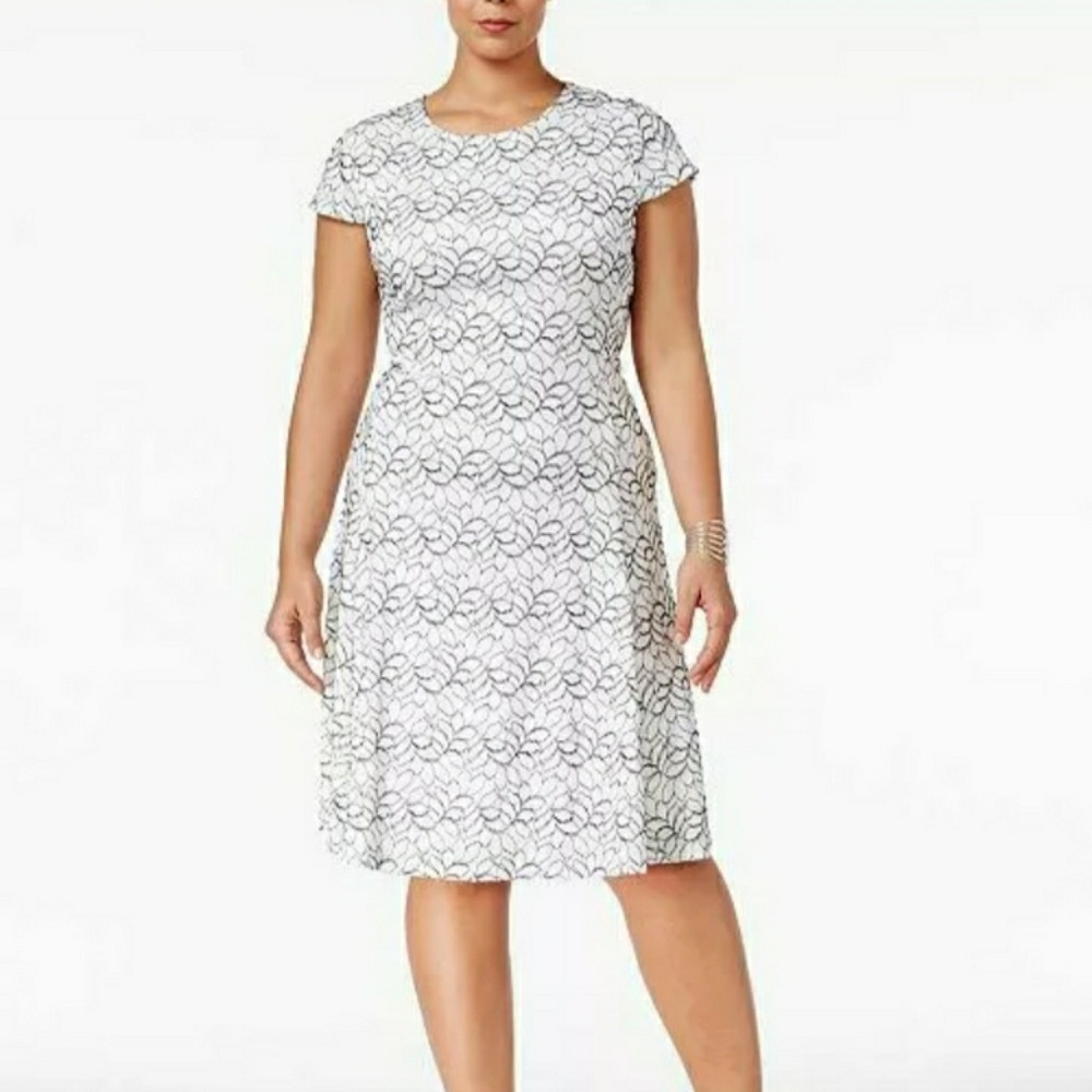 Alfani Fit and Flare Dress New With Tags